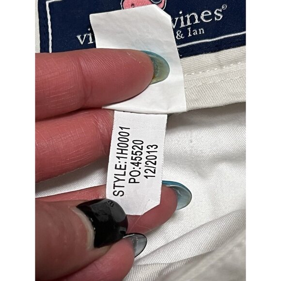 Vineyard Vines By Shep & Ian Shorts Mens 36 Beige Flat Front Club Preppy Golf - Picture 7 of 12